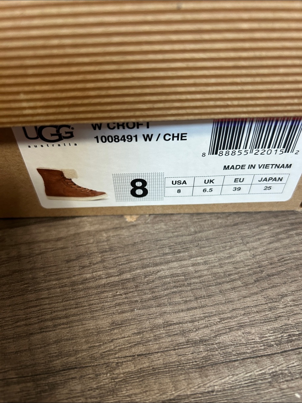 UGG Women's Croft High-Top Boots - Chestnut